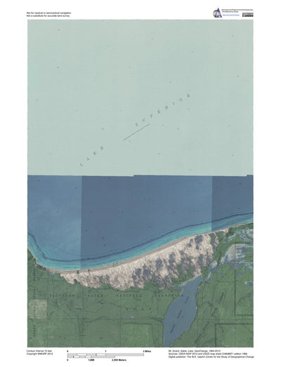 MI-Grand Sable Lake: GeoChange 1964-2012 Preview 1