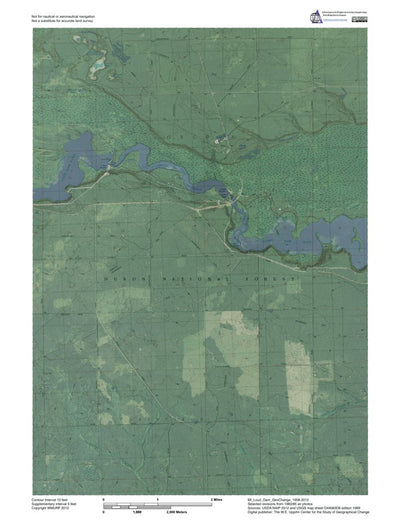 MI-Loud Dam: GeoChange 1958-2012 Preview 1