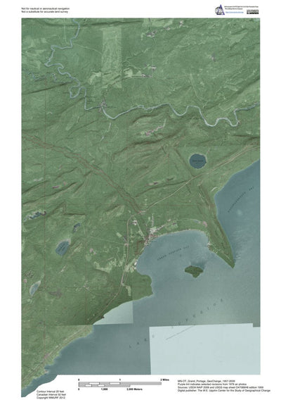MN-ON Grand Portage: GeoChange 1957-2009 Preview 1