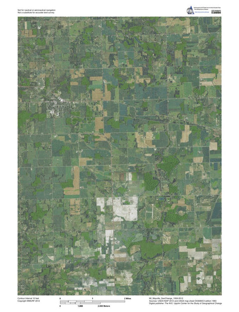 MI-Mayville: GeoChange 1959-2012 Preview 1