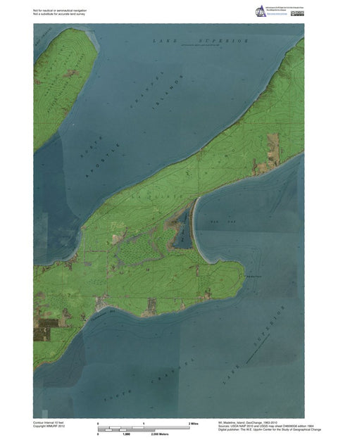 WI-Madeline Island: GeoChange 1963-2010 Preview 1