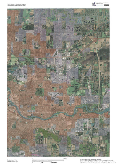 IN-South Bend East: GeoChange 1952-2012 Preview 1