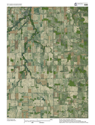 MI-New Lothrop: GeoChange 1966-67-2012 Preview 1