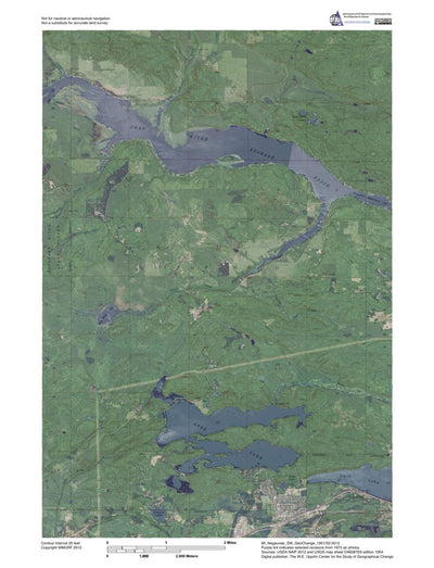 MI-Negaunee SW: GeoChange 1951-52-2012 Preview 1