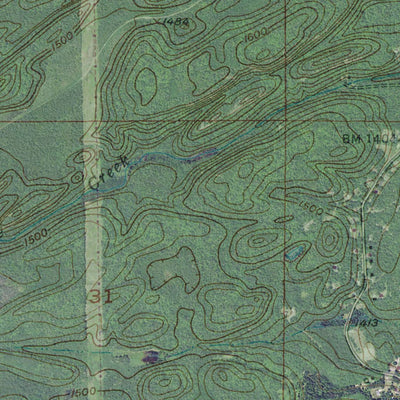 MI-Negaunee SW: GeoChange 1951-52-2012 Preview 3