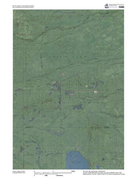 MI-Ozark NE: GeoChange 1955-56-2010 Preview 1