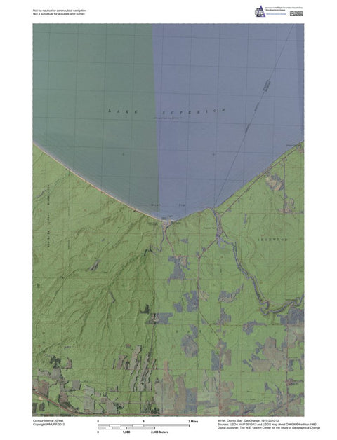 WI-MI-Oronto Bay: GeoChange 1975-2010-12 Preview 1