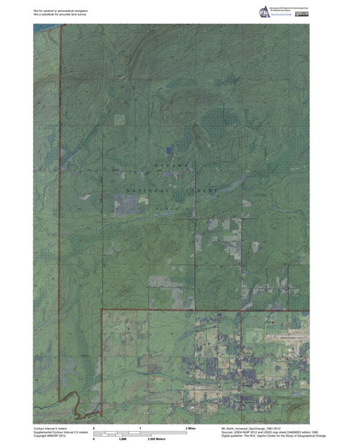 MI-North Ironwood: GeoChange 1981-2012 Preview 1