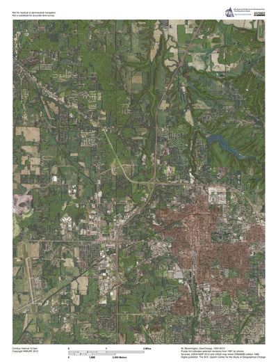 IN-Bloomington: GeoChange 1955-2012 Preview 1