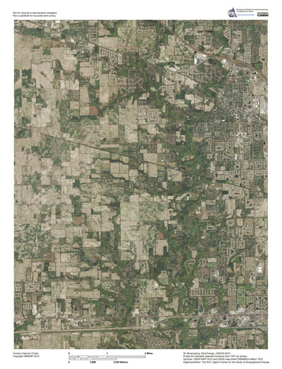 IN-Brownsburg: GeoChange 1952-53-2012 Preview 1