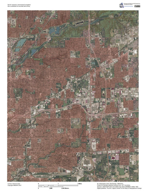 IN-Indianapolis East: GeoChange 1966-2012 Preview 1