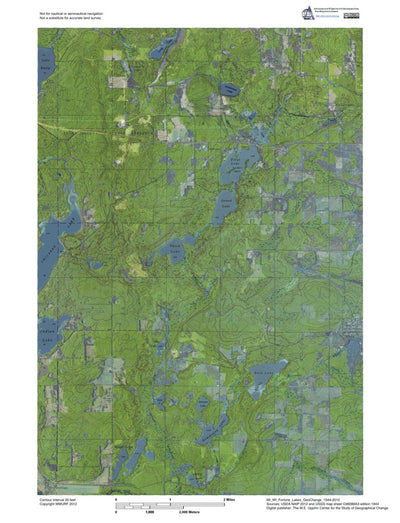 MI-WI-Fortune Lakes: GeoChange 1944-2012 Preview 1
