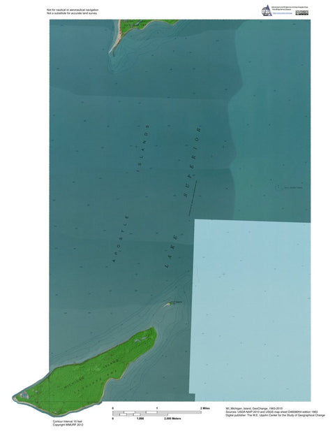 WI-Michigan Island: GeoChange 1963-2010 Preview 1