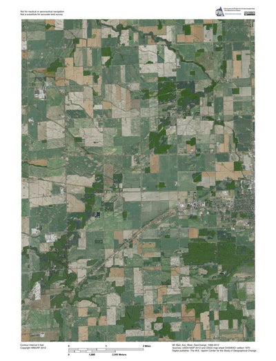 MI-Bad Axe West: GeoChange 1968-2012 Preview 1