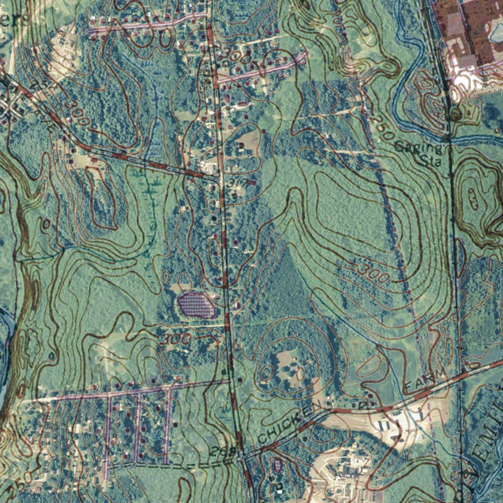CTDanielson GeoChange 19432010 Map by Western Michigan University
