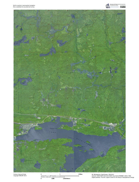 MI-Michigamme: GeoChange 1952-2012 Preview 1