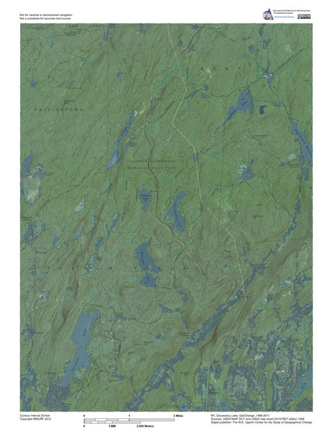 NY-Oscawana Lake: GeoChange 1956-2011 Preview 1