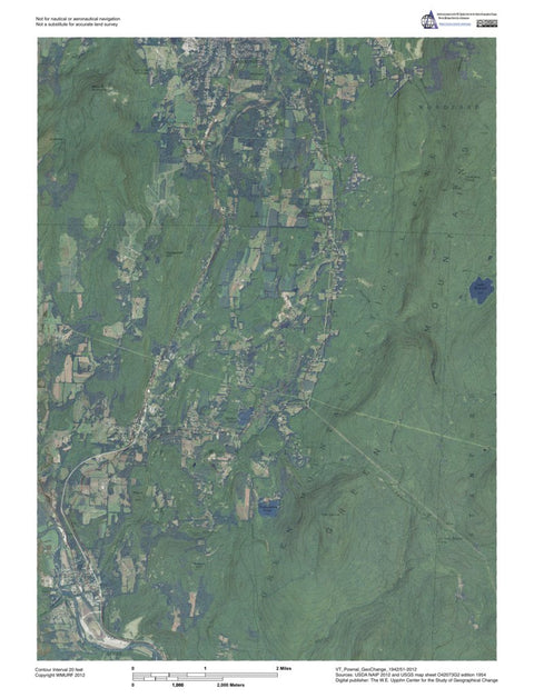 VT-Pownal: GeoChange 1942-51-2012 Preview 1