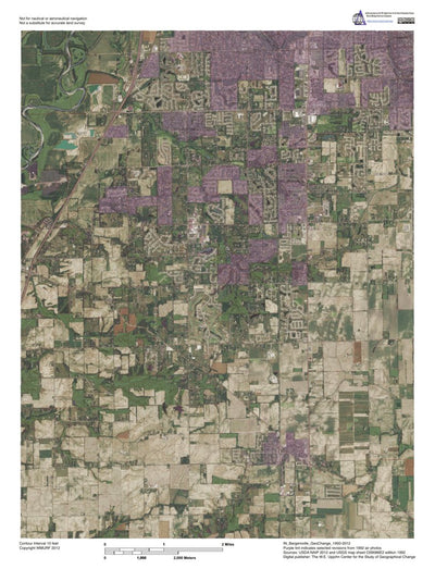 IN-Bargersville: GeoChange 1950-2012 Preview 1
