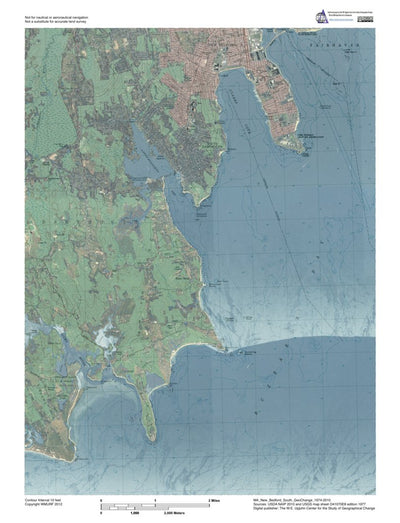 MA-New Bedford South: GeoChange 1974-2010 Preview 1