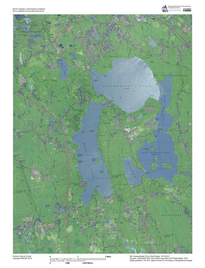 MA-Assawompset Pond: GeoChange 1974-2012 Preview 1