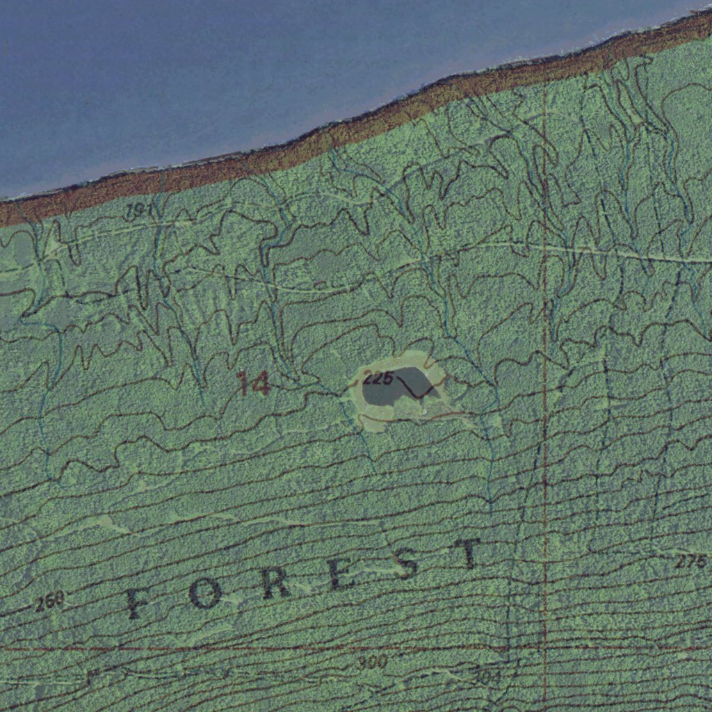 MI-Nighthawk Creek: GeoChange 1980-2012 Map by Western Michigan ...