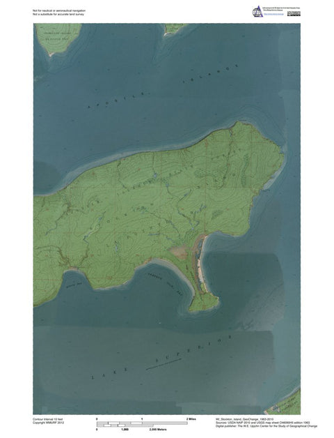 WI-Stockton Island: GeoChange 1963-2010 Preview 1