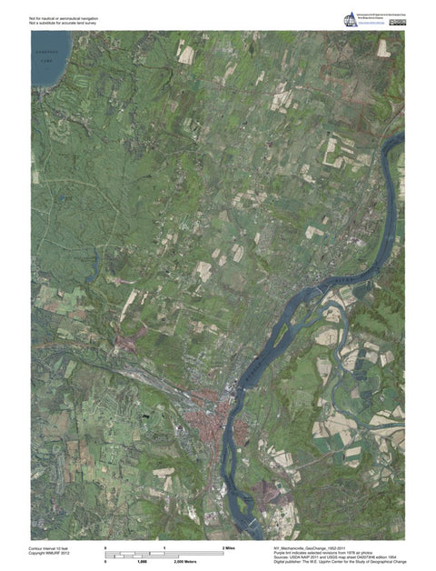 NY-Mechanicville: GeoChange 1952-2011 Preview 1