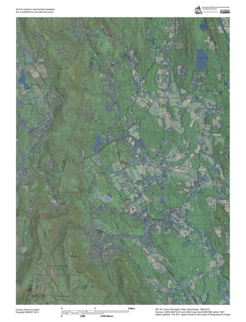 MA-NY-Great Barrington West: GeoChange 1980-2012 Preview 1