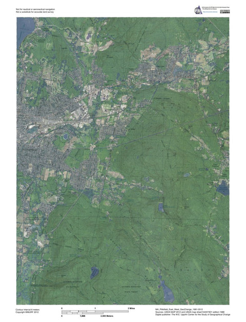 MA-West Pittsfield East: GeoChange 1981-2012 Preview 1