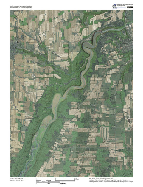 NY-Mount Morris: GeoChange 1972-2011 Preview 1