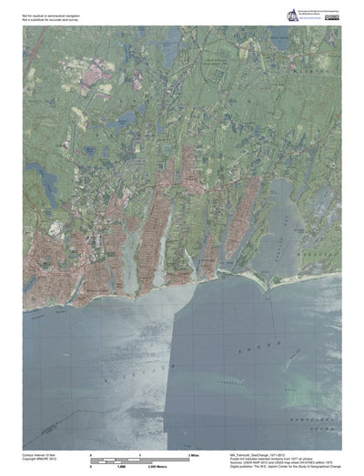 MA-Falmouth: GeoChange 1971-2012 Preview 1