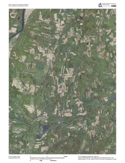 NY-Schaghticoke: GeoChange 1952-2011 Preview 1