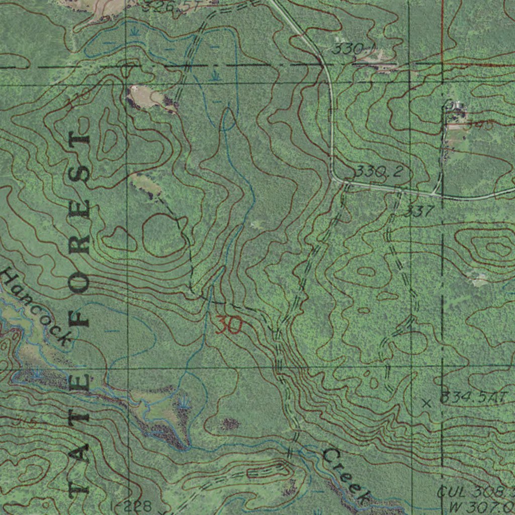 MI-Foster City: GeoChange 1982-2012 Map by Western Michigan University ...