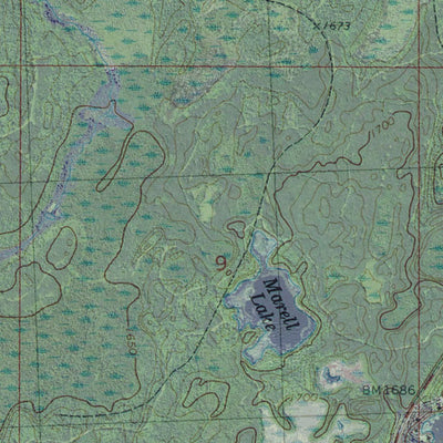 MI-WI-Chaney Lake: GeoChange 1976-2012 Preview 2