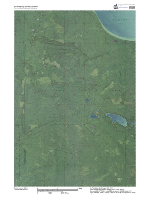 MI-Piatt Lake: GeoChange 1950-2012 Preview 1