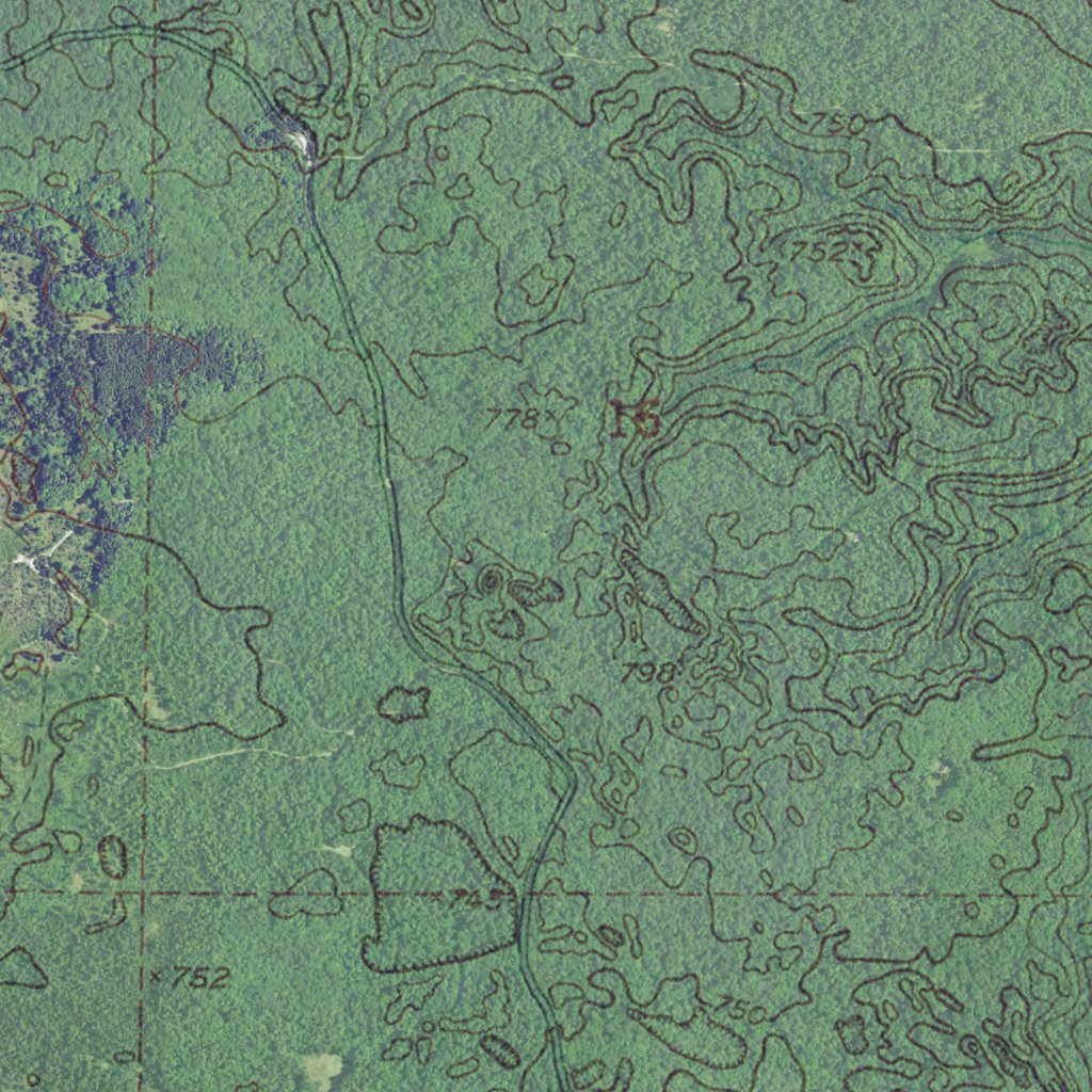 MI-Sheephead Lake: GeoChange 1950-2012 Map by Western Michigan ...