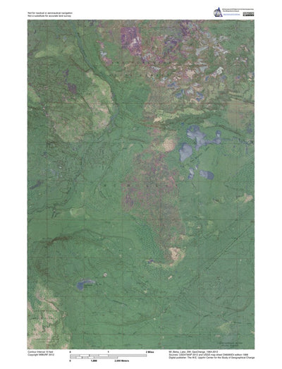 MI-Betsy Lake SW: GeoChange 1964-2012 Preview 1