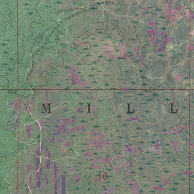MI-Betsy Lake SW: GeoChange 1964-2012 Preview 2