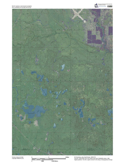 MI-Nawakwa Lake: GeoChange 1965-2012 Preview 1