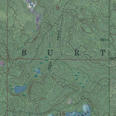 MI-Nawakwa Lake: GeoChange 1965-2012 Preview 2