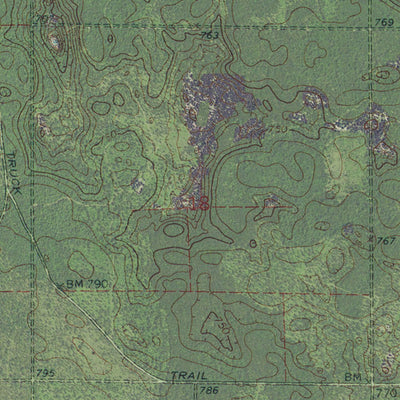 MI-Muskallonge Lake West: GeoChange 1964-2012 Preview 3