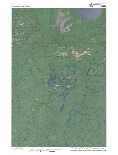 MI-Betsy Lake South: GeoChange 1964-2012 Preview 1