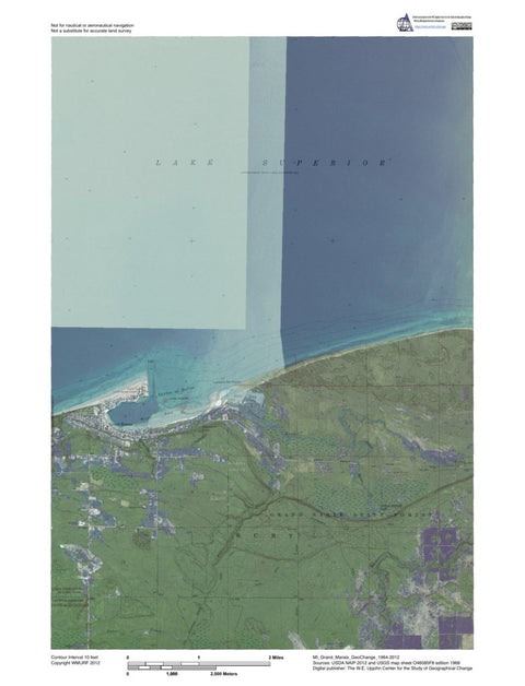 MI-Grand Marais: GeoChange 1964-2012 Preview 1