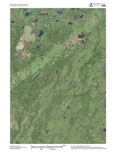 WI-Shadow Lake: GeoChange 1972-2010 Preview 1