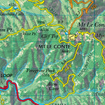 Great Smoky Mountains NP Trail Map East Preview 3
