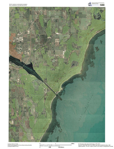 WI-Sturgeon Bay East: GeoChange 1978-2010 Preview 1