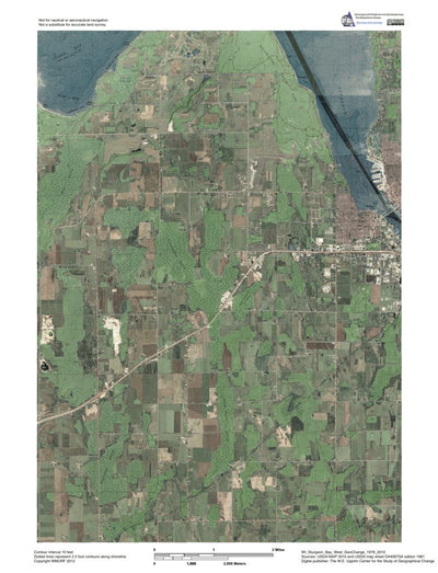 WI-Sturgeon Bay West: GeoChange 1978-2010 Preview 1