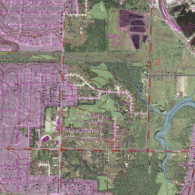 WI-Sheboygan South: GeoChange 1952-2010 Preview 3