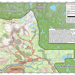 Gallatin NF, Cooke City Snowmobile Map 2014 Preview 1